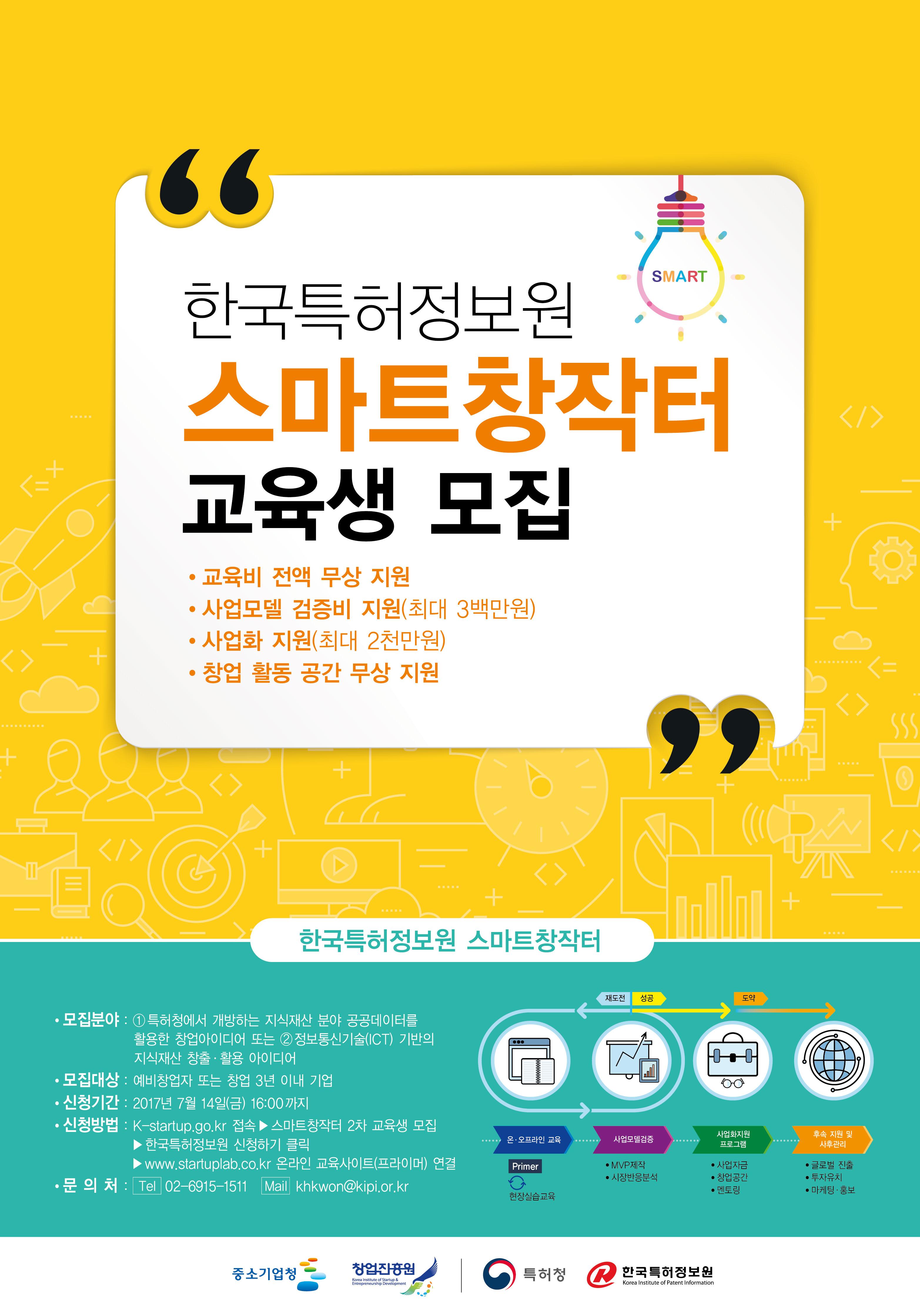 지식재산 스마트창작터 모집 안내